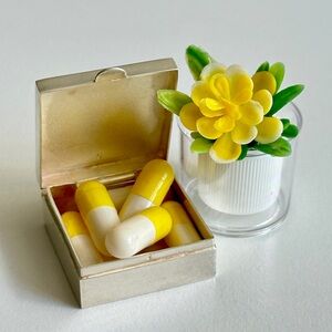 925 Sterling Silver Pills Box